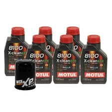 6L Motul 8100 X-CLEAN EFE 5W30 Wix XP Filter Motor Oil Change Kit API SN
