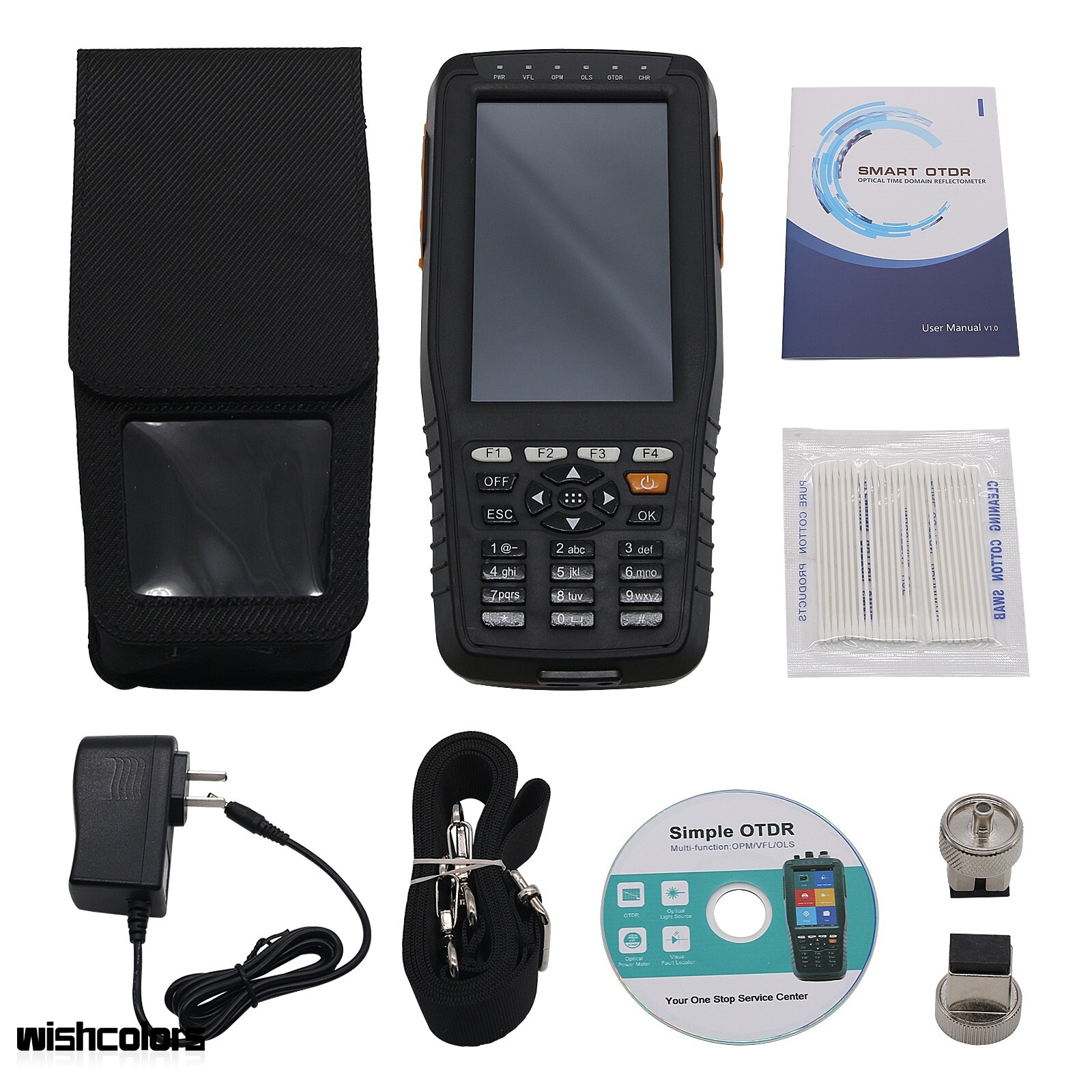 TM290D 60KM OTDR Tester Optical Time Domain Reflectometer 1310/1550NM OLS OPM WI