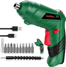 Cordless Screwdriver, 4N.m, 4.2V Electric Screwdriver Rechargeable Power Screwdr