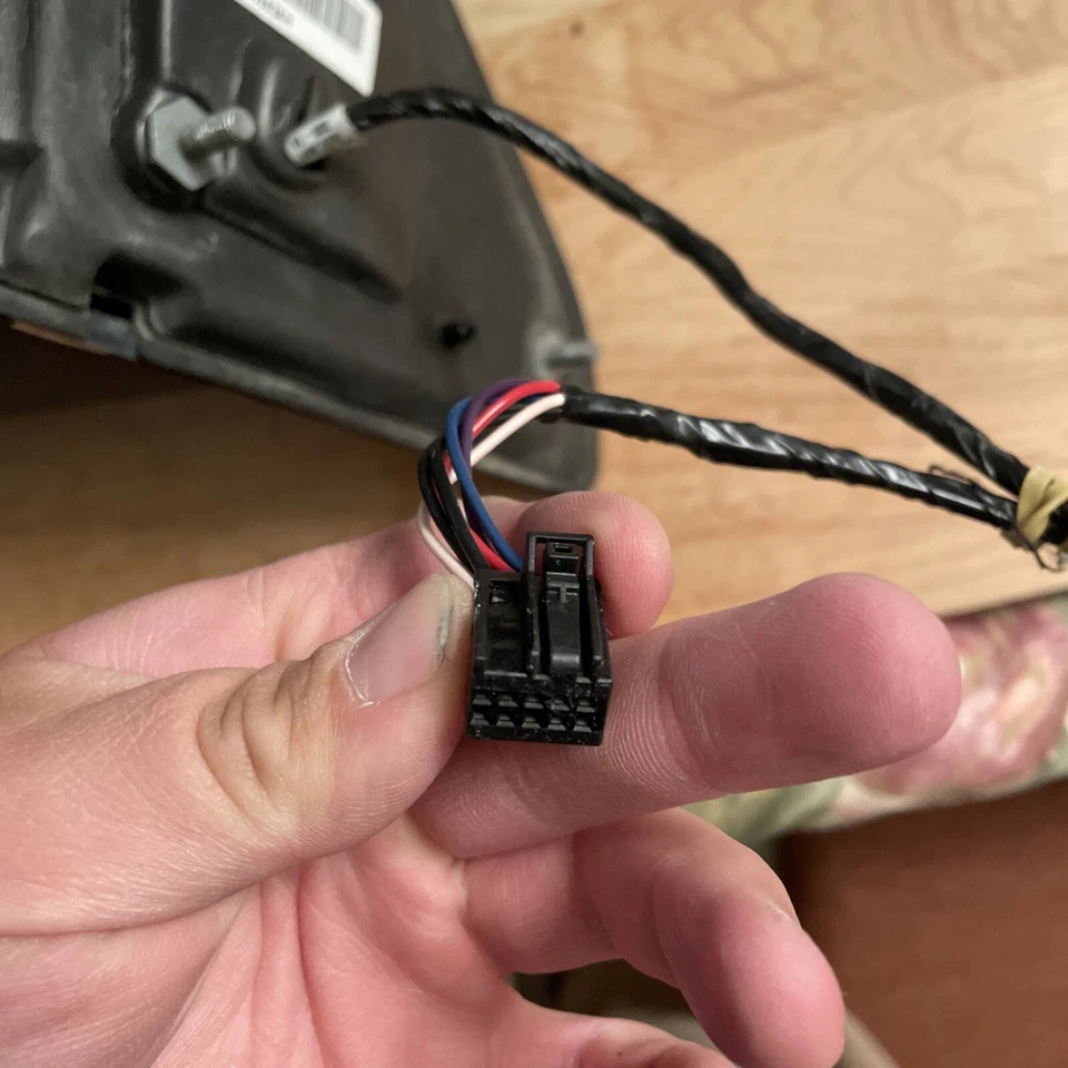 Espejo retrovisor puerta izquierda Dodge Ram 1500 2015 térmico 68147863AH OEM Foto 3 de 4