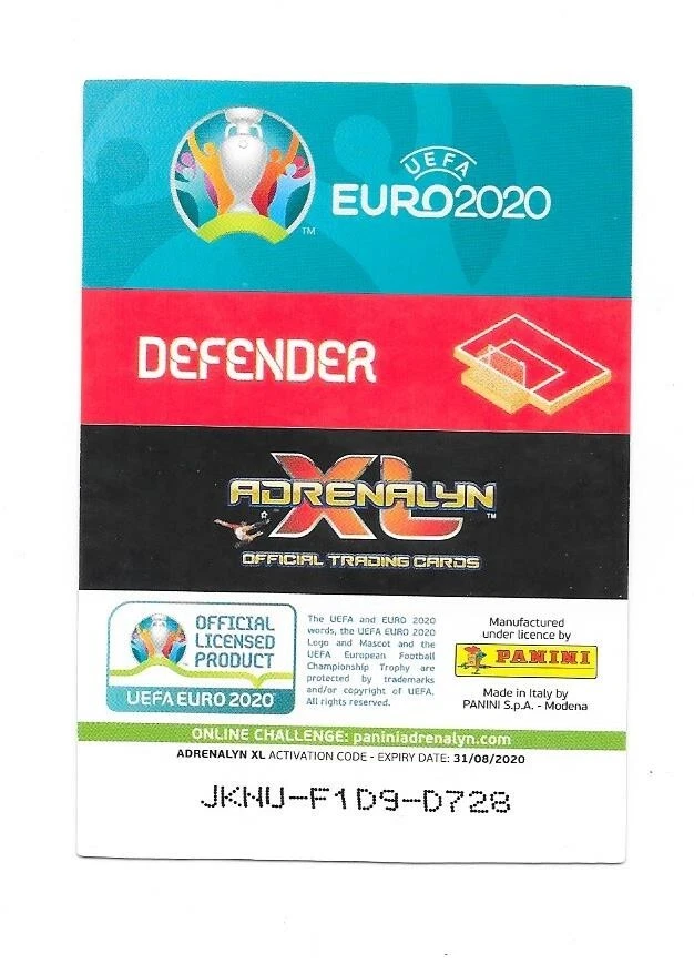 Carte Panini - Euro 2020 - Belgique - Courtois/Vertonghen/Alderweireld - N°433 - Photo 2/2