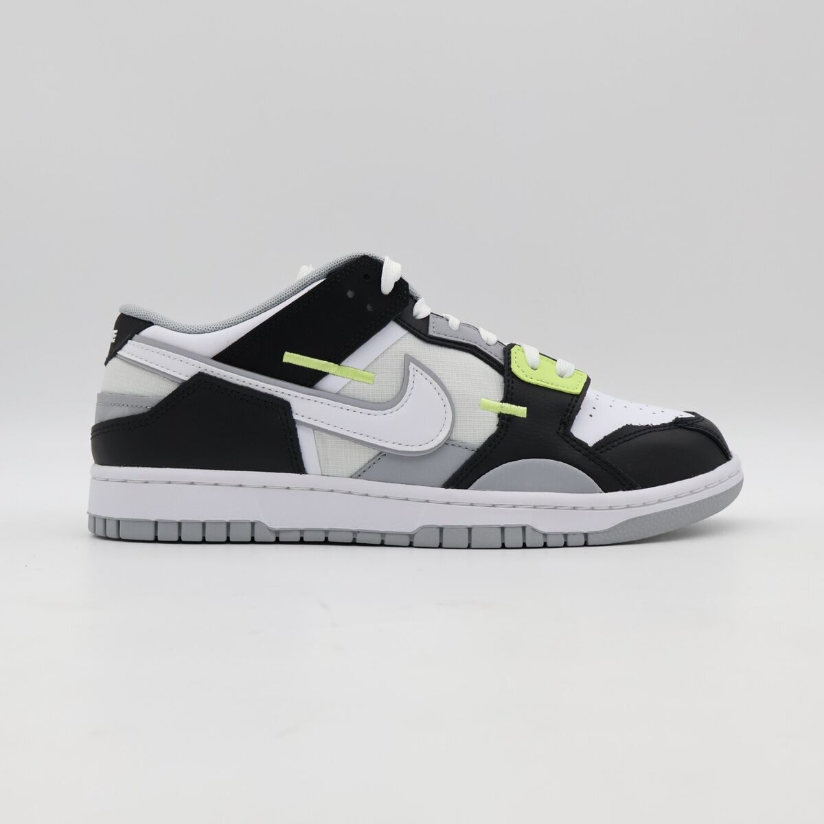 DC9723-001 Nike Dunk Low Scrap Wolf Gray Light Lemon Twist DC9723-001 Nike Dunk Low Scrap Wolf Gray Light Lemon Twist