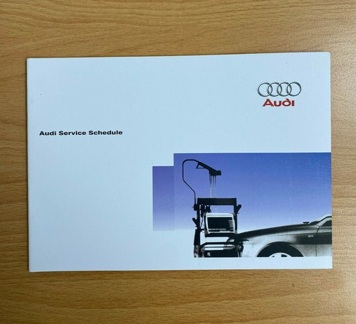 AUDI A4 SERVICE BOOK, BRAND NEW AND GENUINE, FOR ALL PETROL AND DIESEL - Afbeelding 1 van 8