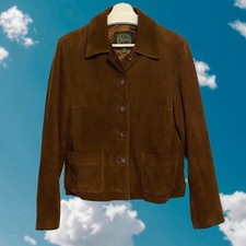 Vintage Harold's Brown Suede Leather Jacket S