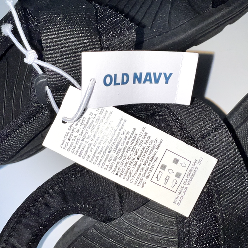 New Old Navy Mens DLX Hiking Sandals Black Jack W tags 2 Adjustable Straps 8-9 - Afbeelding 7 van 14