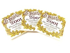 La Bella Guitar Strings 3 Sets Light Tension Silver Plated Wound Classical 2001