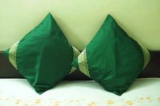 Forest Green- handcrafted Cushion Cover, Throw Pillow case Euro Sham-6 Sizes