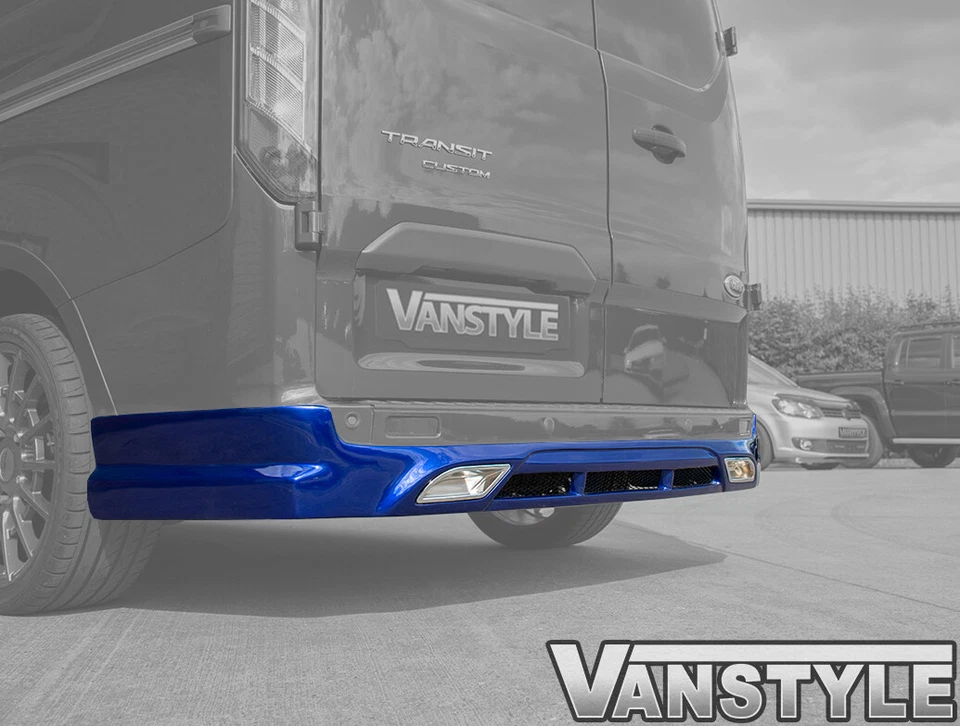 FORD TRANSIT CUSTOM 18-23 REAR BUMPER SKIRT SPOILER VALANCE SPLITTER DIFFUSER - Image 4 of 4