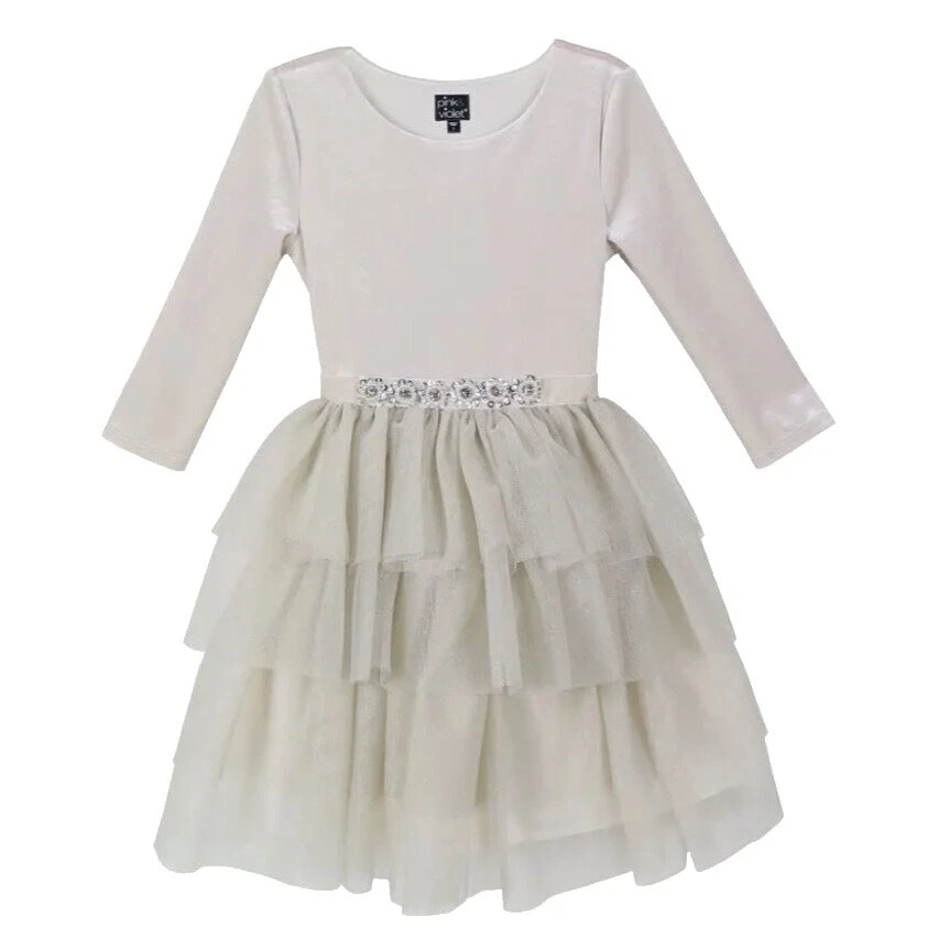 Розовый размер 8 платьев для девочек