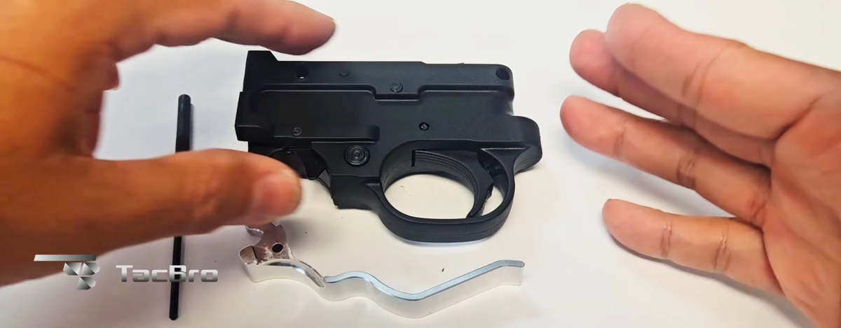 Ruger 1022 10/22 Magazine Release Extended Lever - Gold Anodized