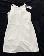 Gap Fit Active White Tank Dress - Large - Tennis, Yoga, Casual Wear