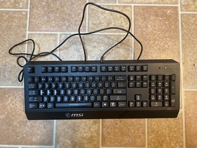 MSI Vigor GK30 GAMING Keyboard Tested & Working