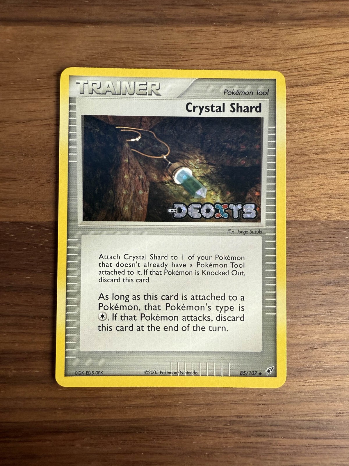 Crystal Shard 85/107 Reverse Holo Stamped Pokemon TCG