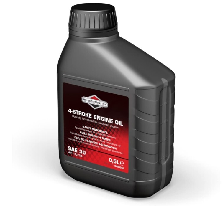Olio motore lubrificante 4 tempi SAE30 500 ml BRIGGS&STRATTON 100004E