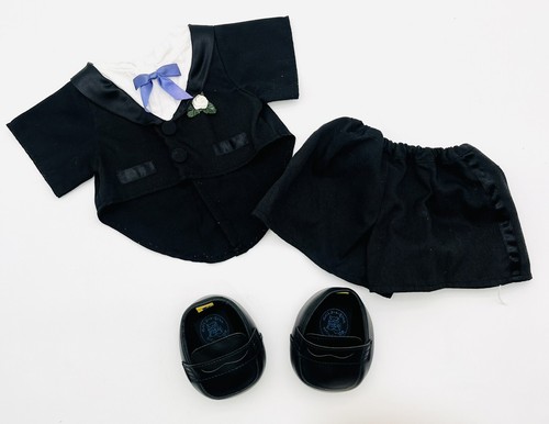 Build A Bear Smoking Outfit Set schwarz Jacke, Hose, Halbschuhe, Hochzeit formell