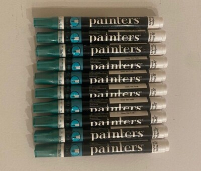 ELMERS Painters Opaque Green/Verdi Paint Markers,Fine Tip New Factory Sealed.