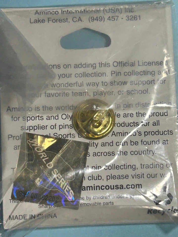 2002 World Series -California Freeway Series SFGiants vs CA Angels pin - Image 2 of 2