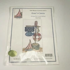 The Design Connection's Zeke's Creek Chart Pack Needlepoint Crafting