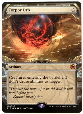 MTG Torpor Orb SHOWCASE The Big Score 57 NM | eBay