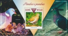 Briefmarken Guinea-Bissau 2015 Mi Block 1359 (kompl. Ausgabe) postfrisch Tauben