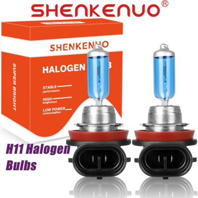 2x H11/H8 Halogen Fog Light Bulbs 55W 4200K For Chrysler Pacifica 2017-2020