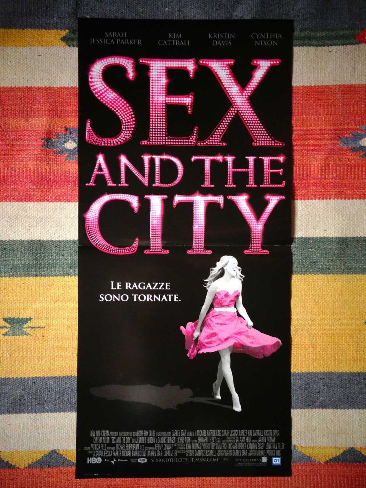 Locandina originale film Sex and the City (2008) - Regia di Michael Patrick King