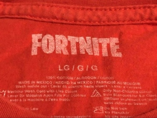 Fortnite Loot Llama TShirt Video Game Skin Graphic - Orange - Size Large - NICE - Picture 4 of 6