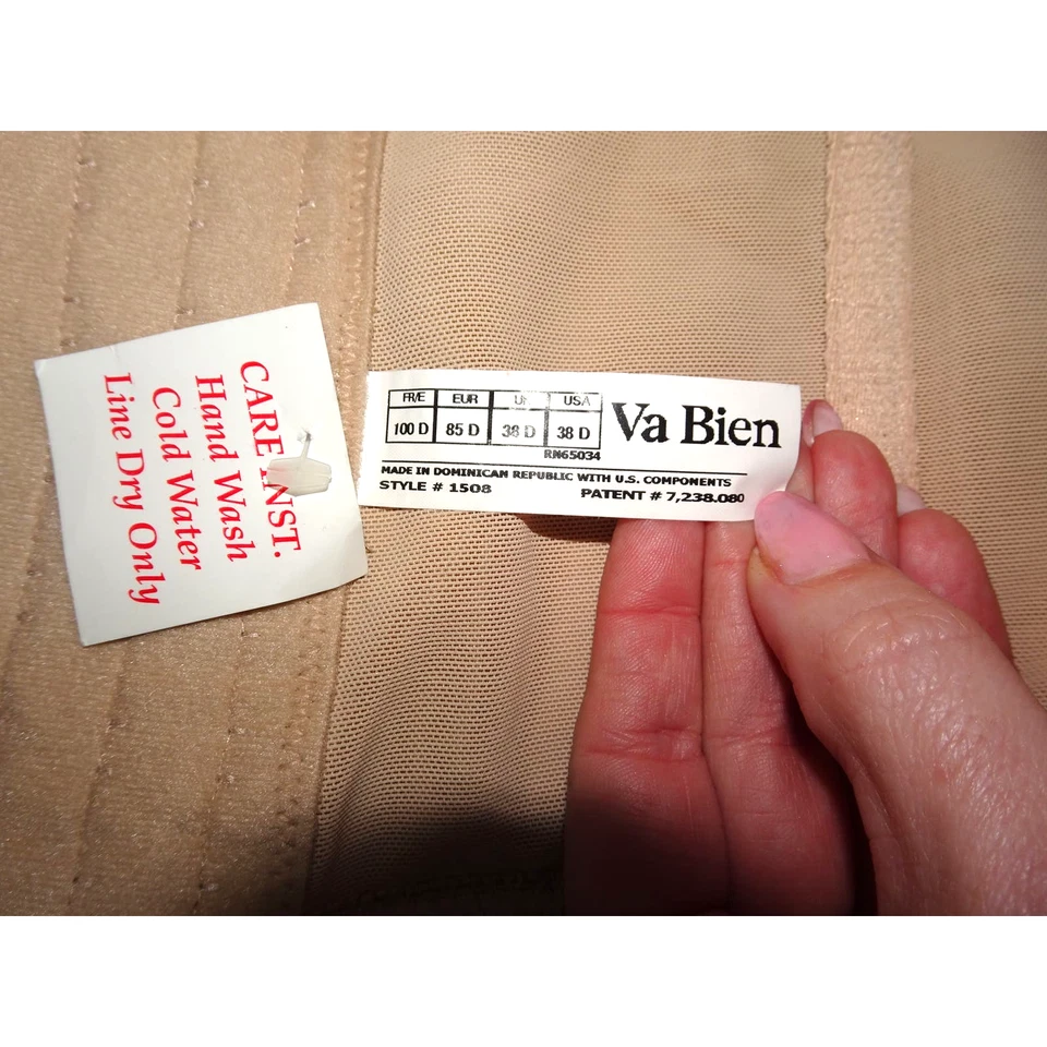 Bustiê sem costura Va Bien ultra-levante, nu, 38D - Imagem 4 de 4