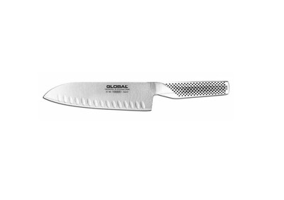 Global Classic 7 in. Santoku Knife Hollow Ground G-80
