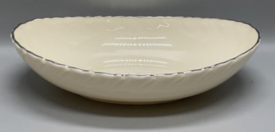 Lenox WEATHERLY Oval Vegetable Serving Bowl 8-1/4''