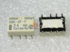 10PCS Omron Relay SMD G6K-2F-Y DC 5V 12V 24V Signal Relay 8PIN