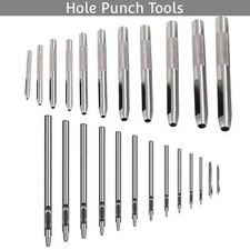 PRECISION HOLLOW HOLE PUNCH TOOL 0.5MM - 40MM LEATHER PLASTIC GASKET HOLE CUTTER