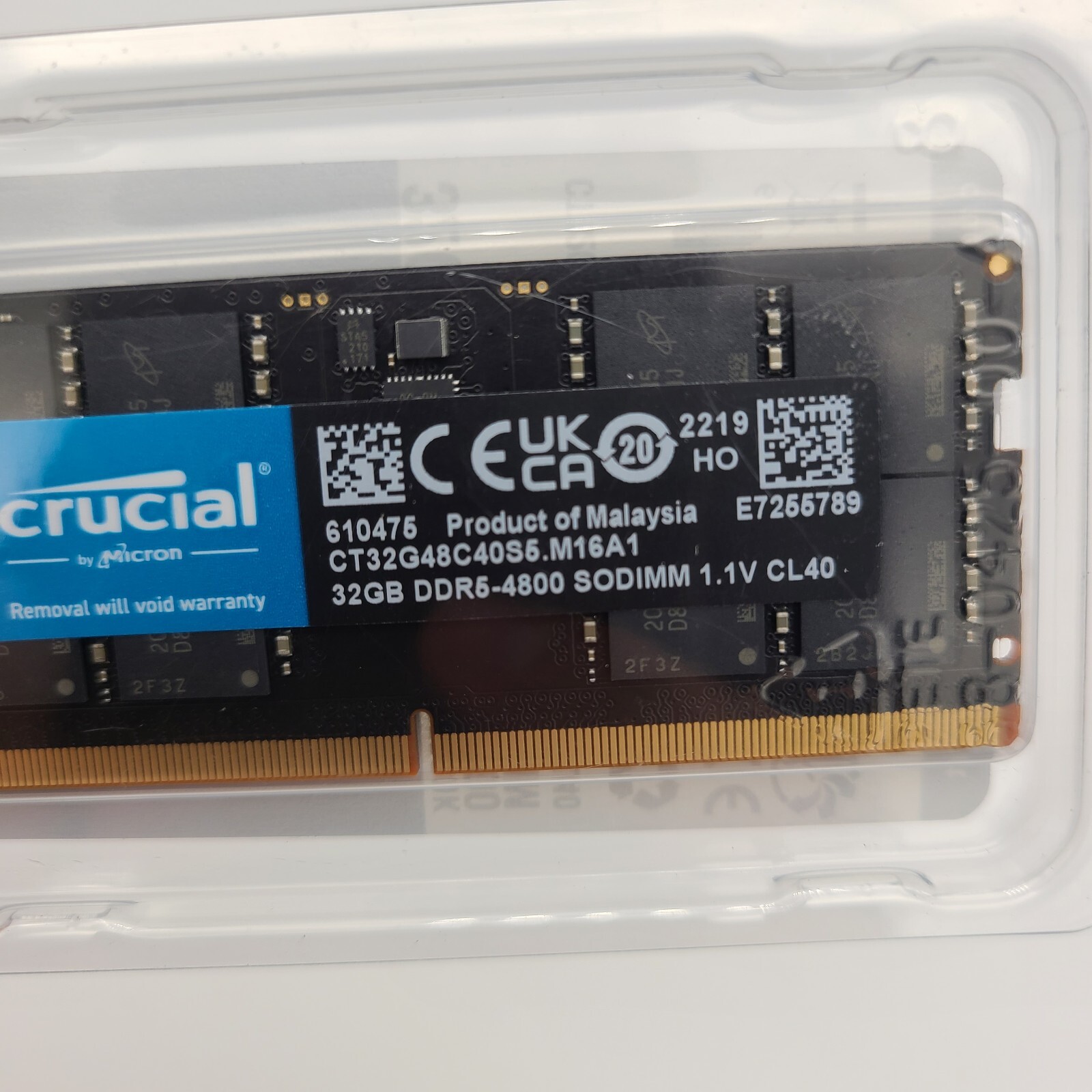 人気の贈り物が大集合 Crucial ノートPC用増設メモリ 32GB 32GBx1枚