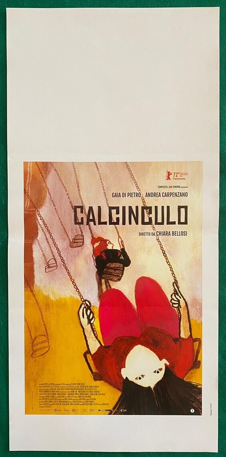 Locandina originale film Calcinculo (2022) - Regia di Chiara Bellosi