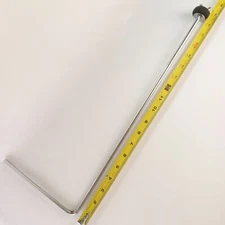 Ludwig/Leedy 5/16"x8"x19" Rod L-Arm Chrome Cymbal Holder Mount Vintage 30s USA