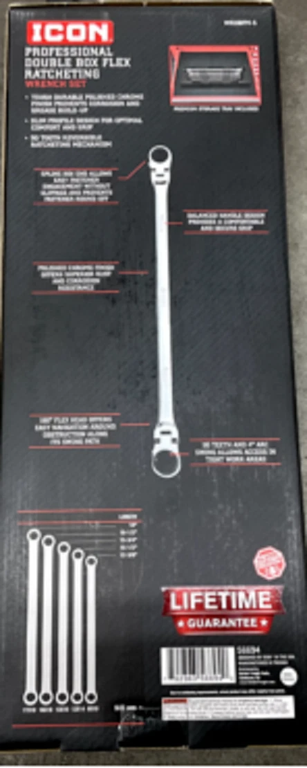 Icon professional double box flex ratcheting wrench deals