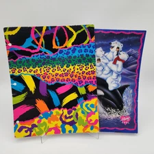 Vintage Folder Lot Of 2 Lisa Frank Coca-Cola Polar Bear