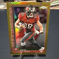 Cade Otton Topps Chrome Gold  Refractor 18/50