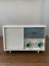 Vintage PHILCO Clock Radio Mid Century Modern Decor Turquoise MCM