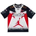 Air Jordan Motorsport Cement 23XI Racing Jersey Shirt, Size Large IB8813-011