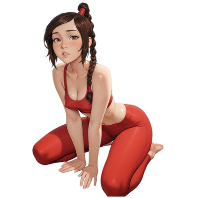 TY LEE AVATAR AIRBENDER 6'' STICKER DECAL JAPANESE MOTORSPORT CAR WAIFU ANIME