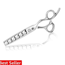 Professional 6 inch Hair Cutting Scissors, Japanese 440C Steel Thinning Shear...