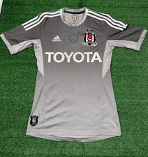 Besiktas FC Adidas 110th Anniversary Grey T-Shirt | Adult Small Football Top Kit