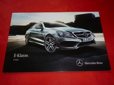 2013 MERCEDES C207 E-CLASS COUPE E 220 CDI - E 500 BROCHURE BROCHURE