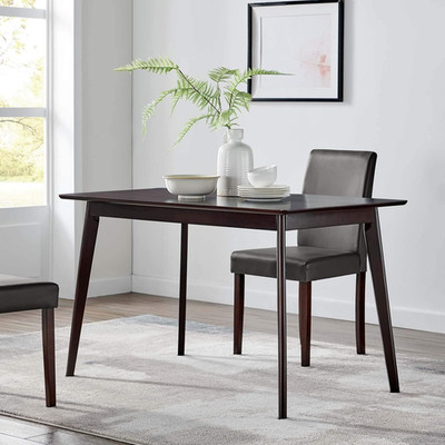 Cappuccino 47'' Rectangle Dining Table - Stylish & Modern Design