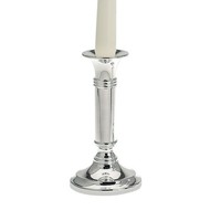 Kerzenleuchter Versilbert KerzenstäNder 1 Stabkerze - Kerzenhalter Silber 15 Cm