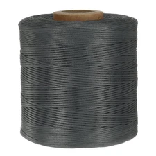 300D Waxed Thread 547 Yards Polyester Leather Sewing Waxed String Dark Grey