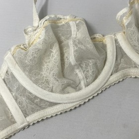 Agent Provocateur Love White Cream Bra 30C