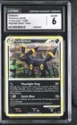 CGC 6 EX / NM - Umbreon 10/90 Undaunted Nightfall Deck Cracked Ice Holo 2010
