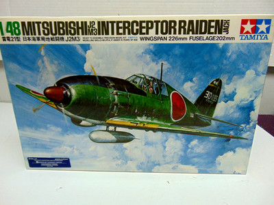 TAMIYA 1/48 Mitsubishi j2m3 interceptor raiden Model Kit